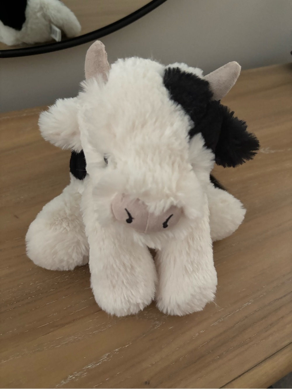 Jellycat Black and White Plush Smudge Cow